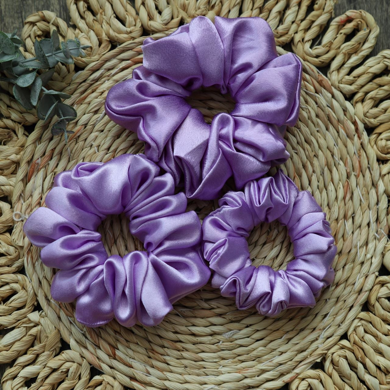 Lavender Scrunchie – Stylish, Gentle & Trendy Hair Accessory