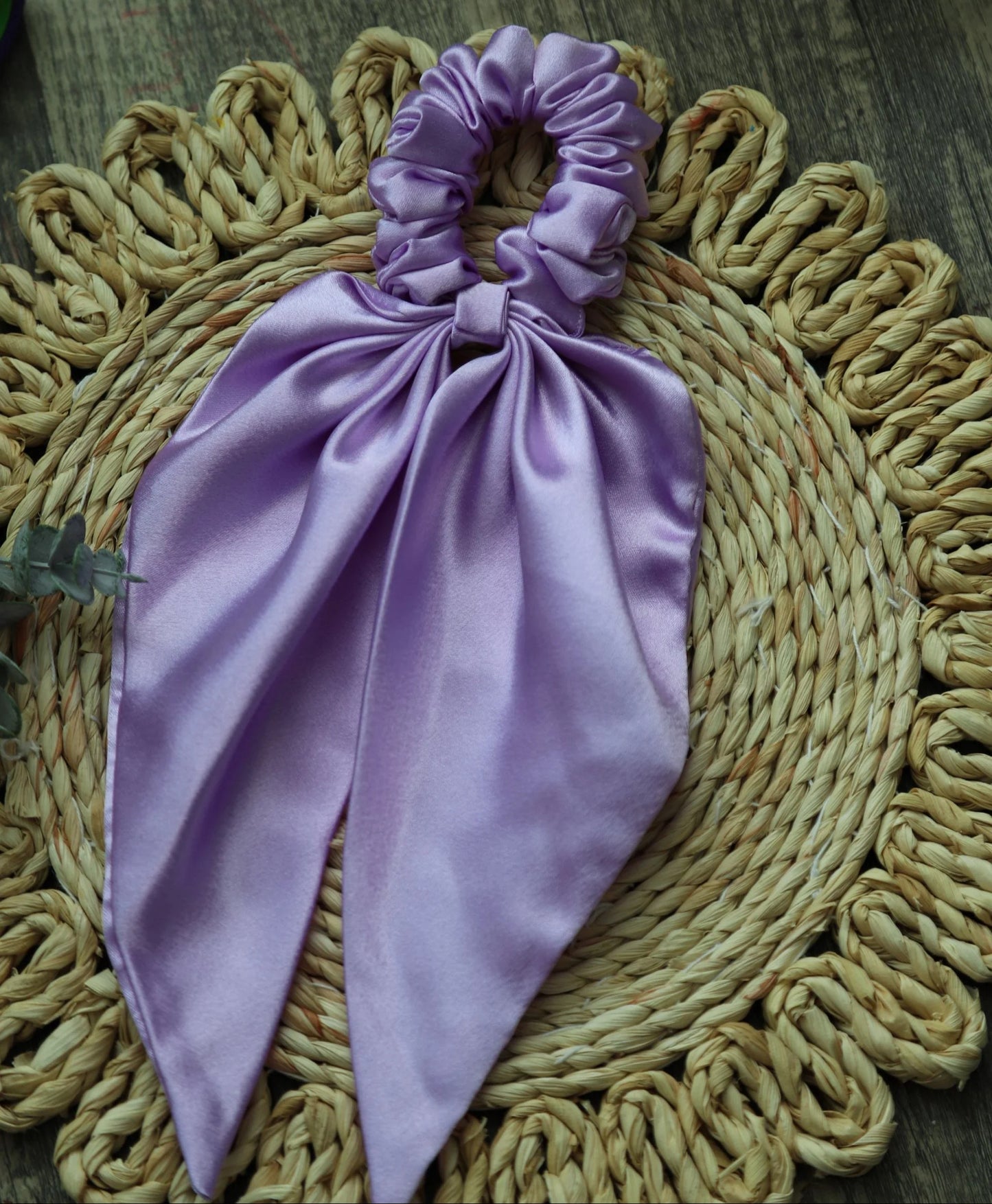 Lavender Pigtail Scrunchie